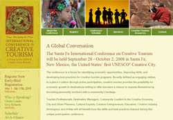 Santa Fe Creative Tourism Website
