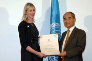 Ms Child and the  Director-Genera of Unesco.jpg