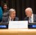 Photo: Secretary-General António Guterres (left) with Peter Thomson, President of the General Assembly, at the high-level dialogue on building sustainable peace for all.