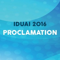 IDUAI 2016 Proclamation