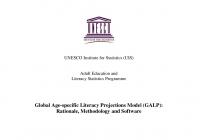 Global Age-Specific Literacy Projections Model (GALP): Rationale, Methodology and Software