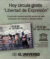 UNESCOs comic book on freedom of expression disseminated in Ecuador