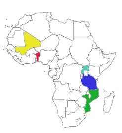 UNESCO MCT sites in Africa