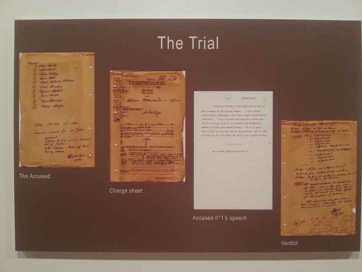 The Rivonia Trial in 1963 led to Mandela being sentenced to life in prison, alongside other leaders from the African National Congress. The archives from the trial, including this arrest warrant, are now part of the UNESCO Memory of the World Register.