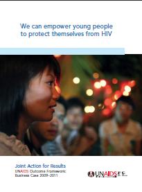 Podemos dotar de autonomía a los jóvenes para que se protejan por sí mismos del VIH: exposición de motivos del Marco de Resultados del ONUSIDA de 2009 a 2011