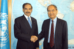 Visite du Prsident mauritanien au Sige de lUNESCO