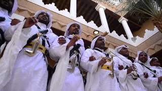 Alardah Alnajdiyah, espectáculo de danzas, músicas de tambores y poemas cantados en Arabia Saudita