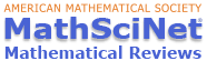Logo Mathscinet 