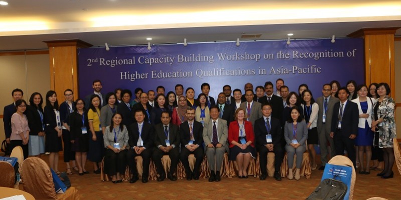 2nd Regional Capacity Building Workshop on the Recognition of Higher Education Qualifications in Asia-Pacific, 1-3 June 2017, Beijing, China