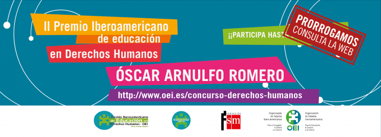 Prorrogamos el plazo de presentación del Premio Iberoamericano de Derechos Humanos