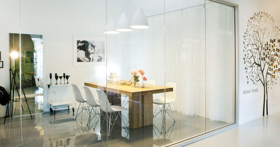 glass office room