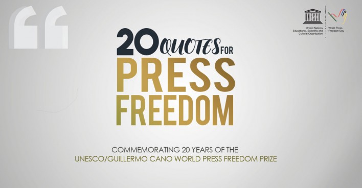 Twentieth anniversary of the UNESCO/Guillermo Cano World Press Freedom Prize