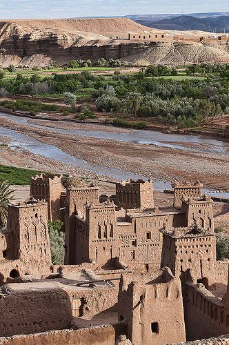 the ancient kasbah of Ait Benhaddou, Morocco |  UNESCO World Heritage Site