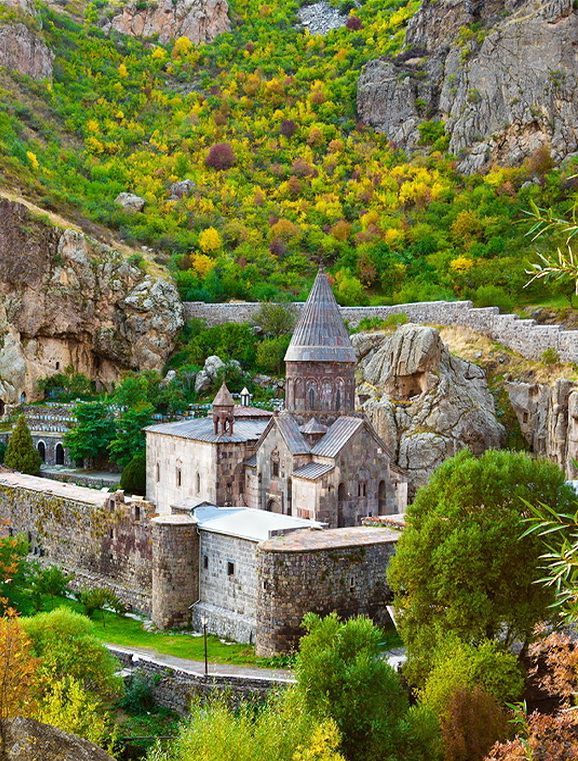 Geghard Monastery, UNESCO World Heritage Site in central Armenia (via photo-armenia.com)