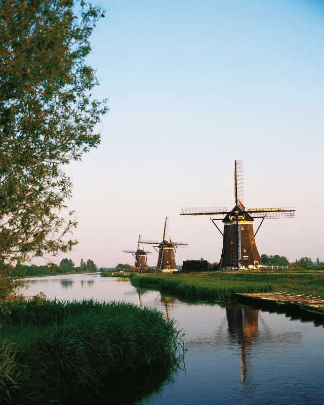 UNESCO World Heritage Site - Kinderdijk, the Netherlands.