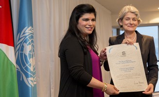 Designation ceremony of H.R.H. Princess Sumaya, Kingdom of Jordan, as UNESCO Special Envoy for Science in Peace