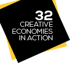 UNESCO Creative economy report logo image