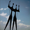 Modern sculpture at Brasilia