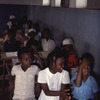 Portrait of a young pupils in a classroom.