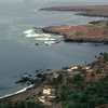 Coastal view of Cidad Velha, coast, ocean, habitat, landscape