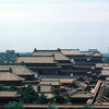 View on the forbidden city. Roofs.