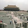 The Forbidden City, terraces and visitors