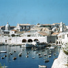View of the old city of Dubrovnik, the port, Dalmation coast