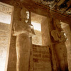 Abu Simbel temple, two giant statues