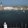 Venice, view on the Grand Canal and Saint-Mark's Square, Campanile, boats
