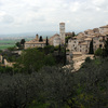View on the old town of Assisi