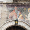 Fresco detail in the old town of Assisi