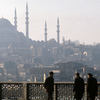 View on Suleymaniye Mosque, minarets, Bosphorus