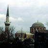 Zeyrek quarter, the Pantokrator Church, minaret, cupolas, Byzantine architectur