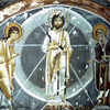 Interior of the Karanlik Church, Byzantine art, wall paintings