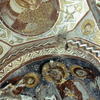Interior of the El Mali Church Byzantine art, wall paintings, vault