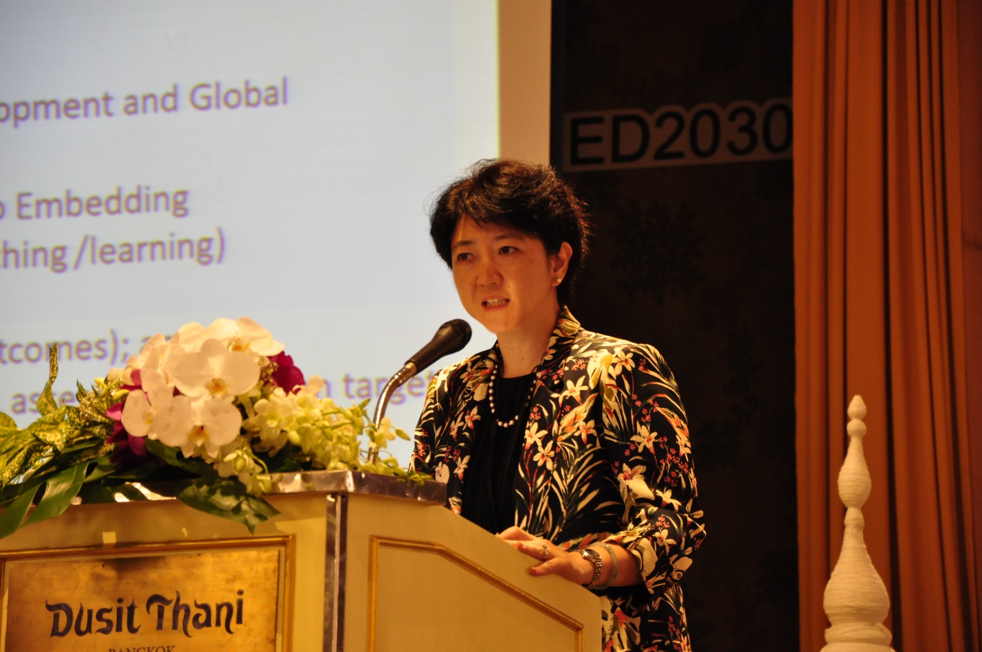 Maki Hayashikawa, Chief of UNESCO Bangkok’s Inclusive Quality Education (IQE) Section