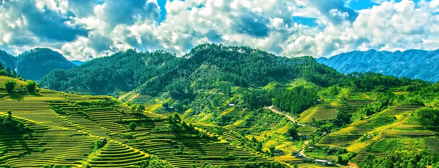 Rice terraces in Mu Cang Chai, Vietnam: Implementation of community-based tourism