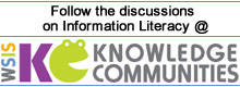 Follow the discussions on Information Literacy @ WSIS-KC