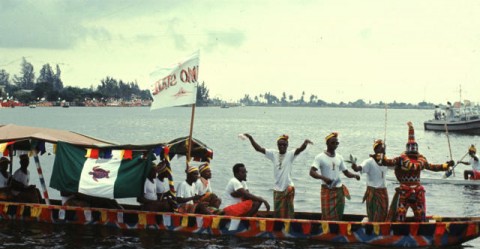 Festival of Negro-African Art and Culture, folklore, boat