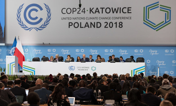 فعاليات مؤتمر الأمم المتحدة لتغير المناخ في كاتوفيتسا في بولندا.