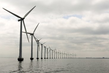 offshore wind farm in Denmark