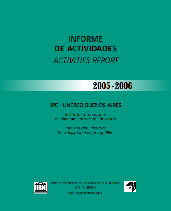 Informe de actividades 2005-2006