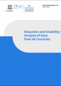education and disability analysis of 49 countries