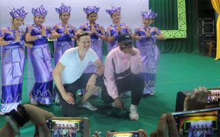Deaf rapper shares his dream with Myanmar students with disabilities