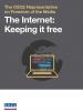 Cover, leaflet on Internet freedom.  (OSCE)