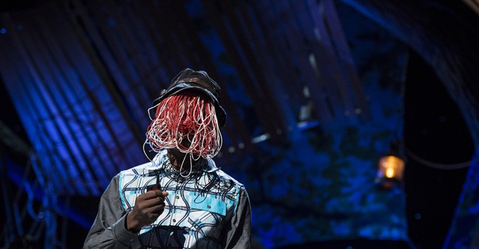 Ghanaian investigative journalist, Anas Aremeyaw Anas, known for his reports on human rights violations and corruption, preserves his anonymity by concealing his face whenever he appears in public.