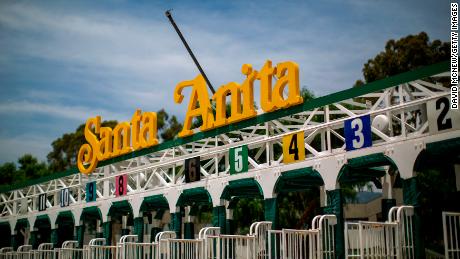 ARCADIA, CA - JUNE 11: Starting gates are seen at Santa Anita Park race horse track on June 11, 2019 in Arcadia, California. A second race horse in two days has died at the track, bringing the total horse fatalities to 29 since the racing season began in December. More than 60 horses have reportedly perished at the track since the start of 2018. The California Horse Racing Board asked the park to shut down for the rest of the season but Santa Anita officials say they will disregard the request.(Photo by David McNew/Getty Images)
