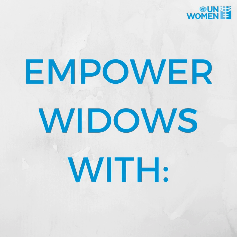 There are around 258 million widows globally. Nearly 1 in 10 live in extreme poverty.
Support widows’ rights to build a new life after personal loss on Sunday’s Widows Day and every day. http://unwo.men/rLBR30kBKH5