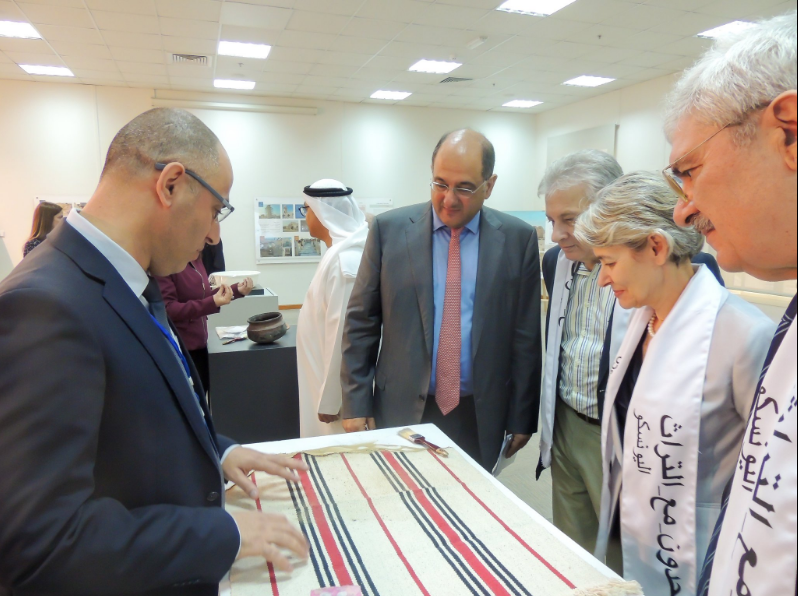 UNESCO launches #Unite4Heritage in Sharjah, UAE - the Director-General visited the International Centre for the Study of the Preservation and Restoration of Cultural Property (ICCROM) - Athar Regional Conservation Center, the Islamic Civilization Museum of Sharjah