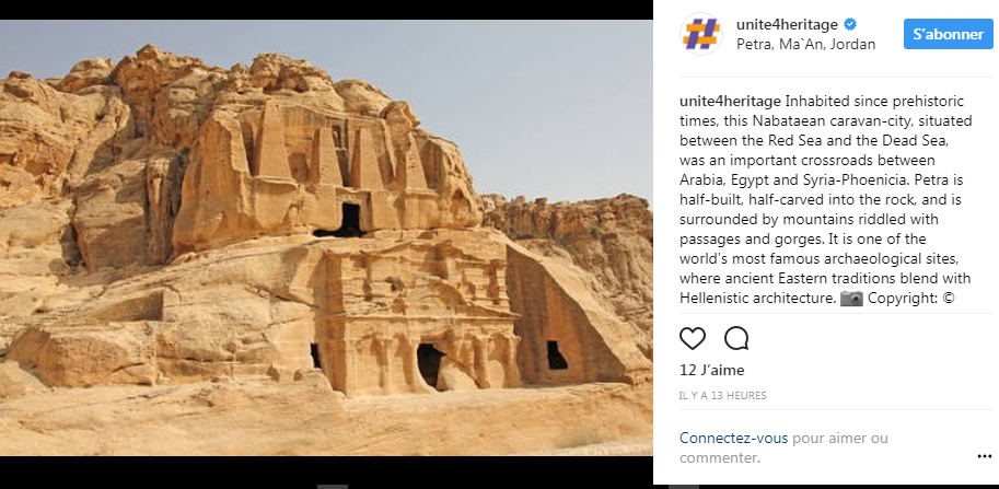 Ancient ruins of the half city/half natural phenomenon: Petra